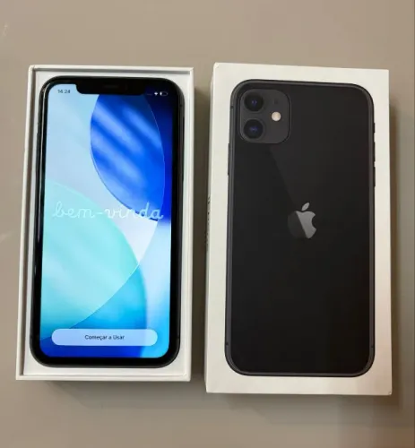 iphone 11 64gb 2021 com 72% de bateria