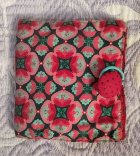 porta absorventes de bolinhas artesanato
