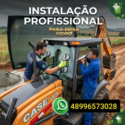 Vidro parabrisa para máquinas pesadas trator direto de fábrica