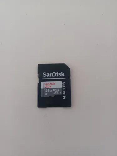 Cartao Memoria Sandisk 128gb Adaptador P/ Câmera Wifi Smart