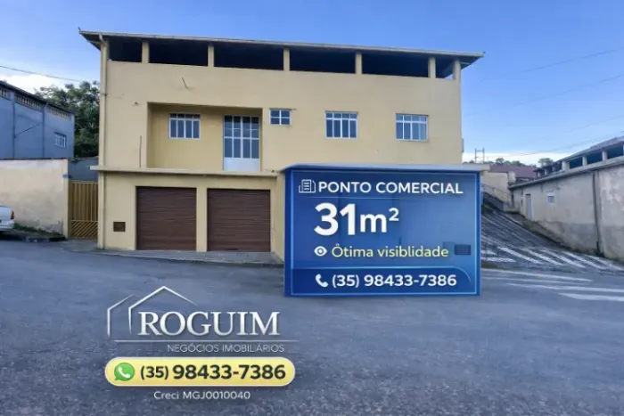 MG Ponto comercial com excelente visibilidade com 63m² na Vargem em Andrelândia - MG.