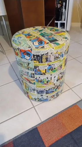 Pufe de quadrinhos estampa do Batman