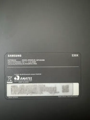 Notebook Samsung 