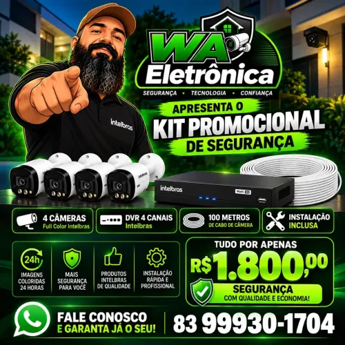 Kit Promocional Sistema de Segurança