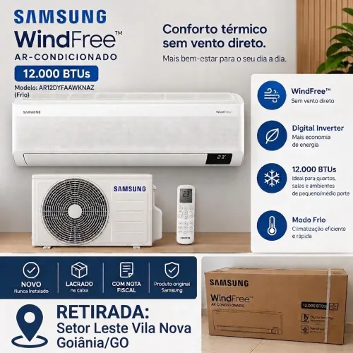 Ar condicionado Samsung windfree 12.000btus