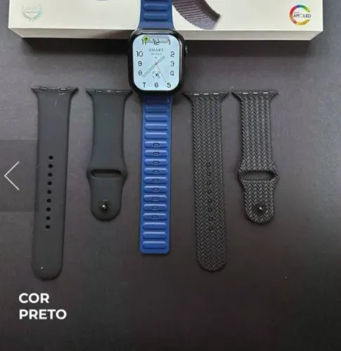 Smartwatch N10 - Kit com 3 Pulseiras - Series 10