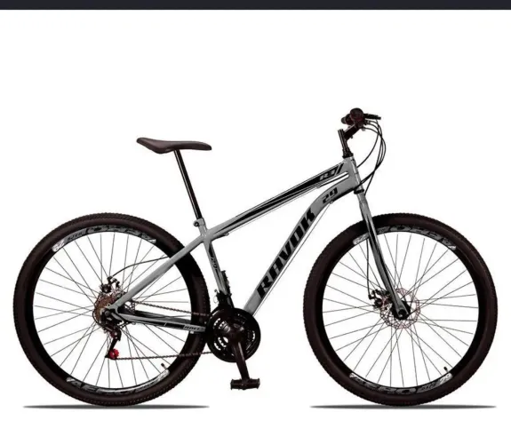 Bicicleta Bike Aço 21 Marchas Velocidades Aro 29 Grafite