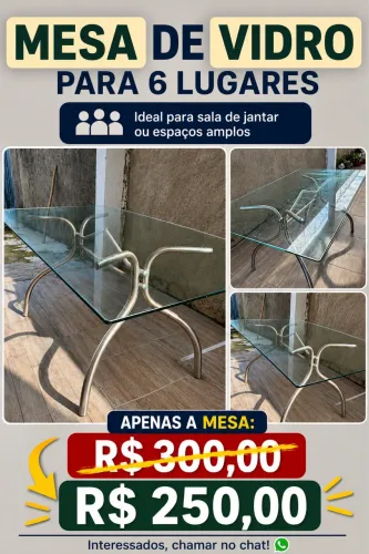 Mesa de Vidro
