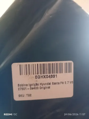 Bobina ignição para santa fé 2.7 v6
