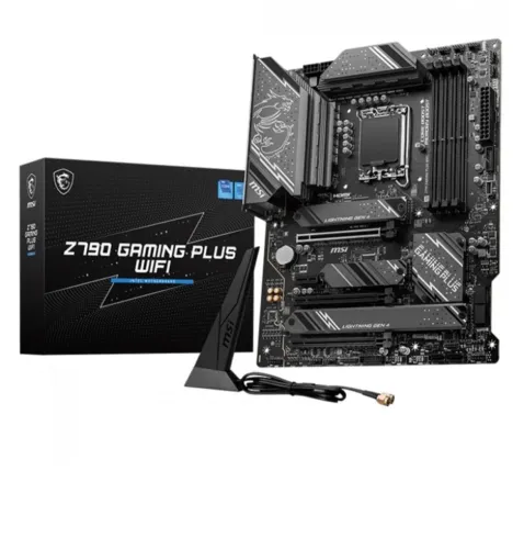 Placa Mãe MSI Z790 Gaming Plus WIFI, Chipset Z790, Intel LGA 1700, ATX, DDR5