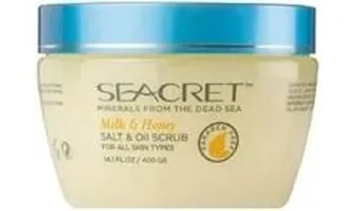 seacret esoliante sal do mar morto 400g leite e mel