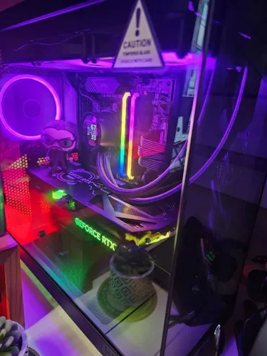 PC Gamer 5900XT 4070 Super 32gb 1tb nvme lindo demais todo Nzxt 