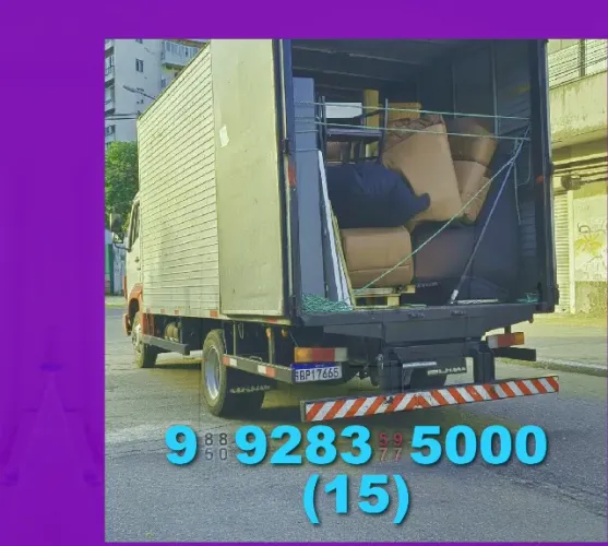frete para mudança a partir de R$100,00! disponível todos os dias!