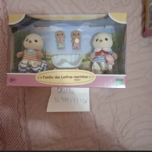 Sylvanian Família das lontras marinhas