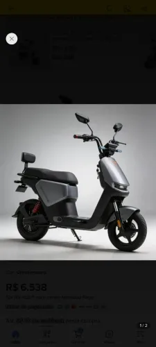 Moto elétrica foston 1000 w escooter