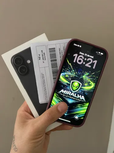 iPhone 16 256GB | Saúde 100% | Nota Fiscal | Garantia Apple | Caixa