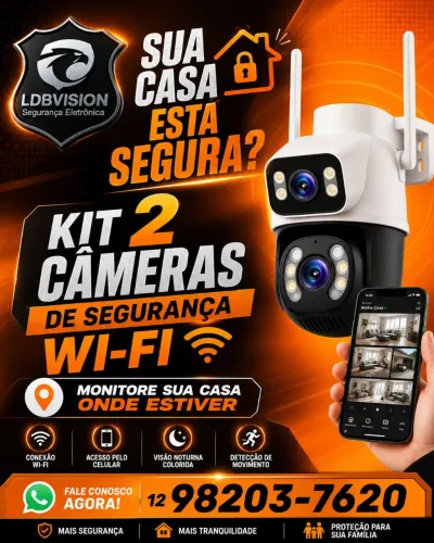Câmera de segurança wi-fi