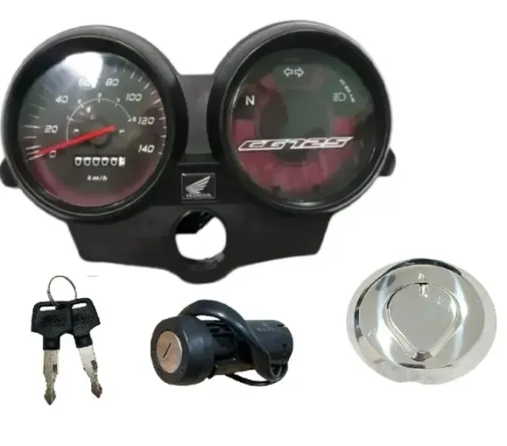 Painel Titan 125 + Chave Ignição + chave + tampa do tamque