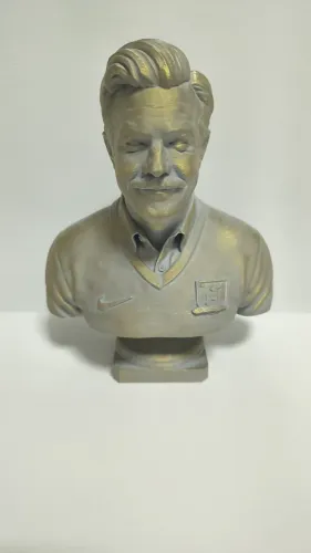 Busto Ted Lasso - Impressão 3D - 18cm