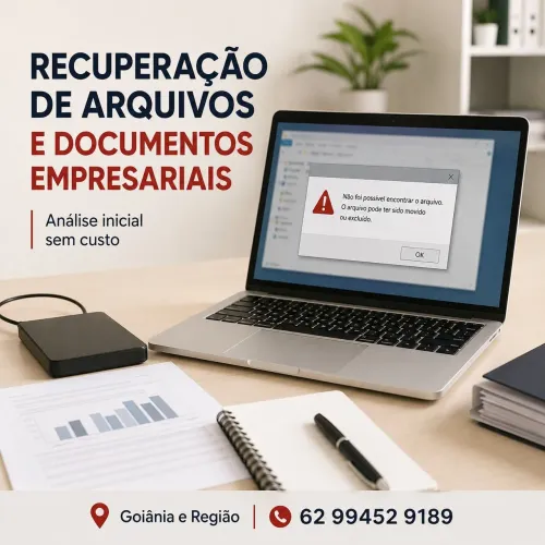 Recuperação de Arquivos e Documentos para Empresas em Goiânia