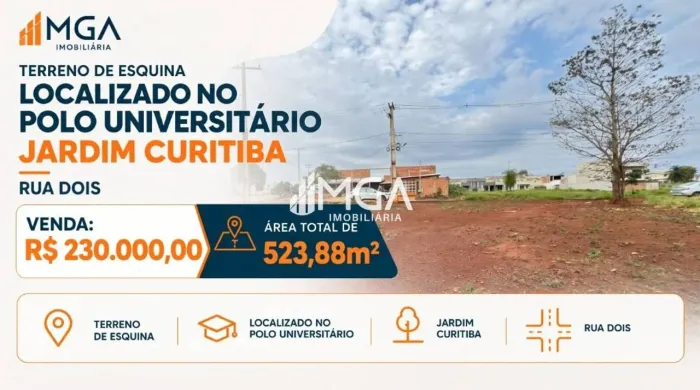 Terreno à venda, 523 m² por R$ 230.000,00 - Polo Universitário - Foz do Iguaçu/PR