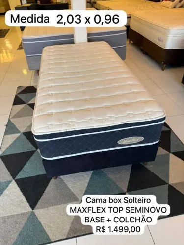 Cama de Solteiro 2 x 1 MAXFLEX SEMINOVO TOP - Entrego! 