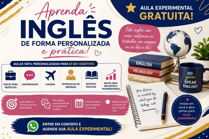 Aprenda Inglês de Forma Personalizada e Prática!