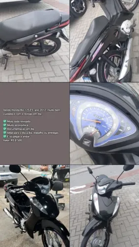 Honda Biz 125 ES 2011/2012 - Muito bem conservada