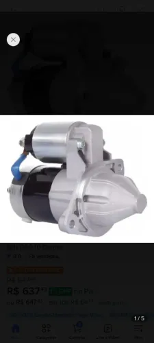 Motor de partida j3 JAC 2012