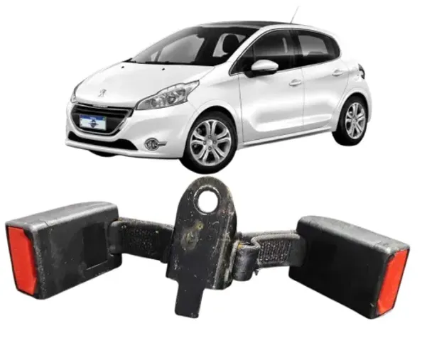 Fecho Duplo Cinto Segurança Traseiro Peugeot 208 2015