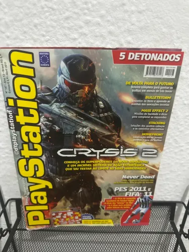 Revista PlayStation Nº 147 - Especial Crysis 2, Mass Effect 2 e Detonados | Editora Europa