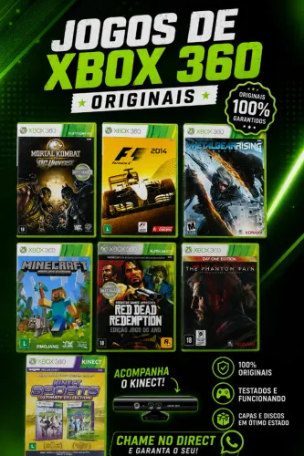 Jogos de Xbox 360 Originais PRA HOJE