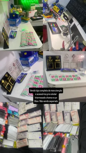 Vendo loja de manutenção e acessórios de celular