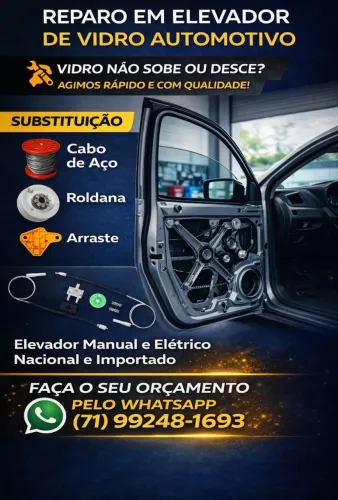 REPARO ELEVADOR DE VIDRO MULTIMARCAS