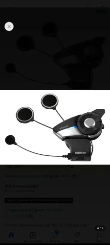Fone De Ouvido Bluetooth Sena 10c Evo Para Motocicleta