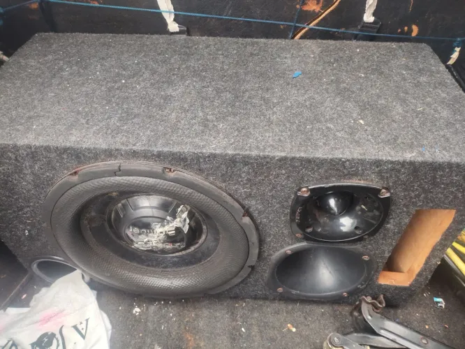 Caixa trio +multimídia bluetooth