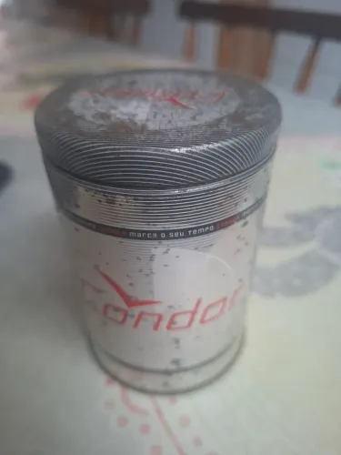 Lata antiga do relógio Condor
