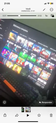 Xbox séries s lotado de jogo