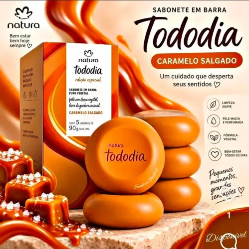 Sabonete Tododia Caramelo salgado