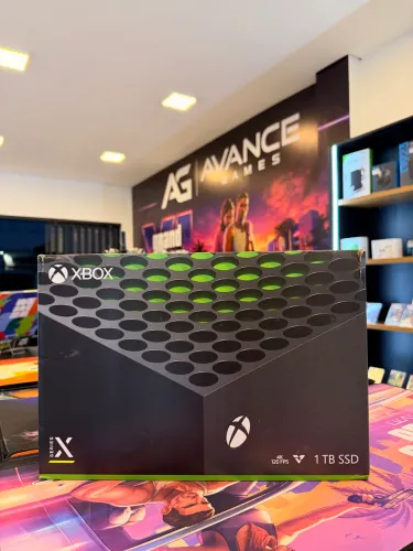 Xbox series x com leitor lacrado