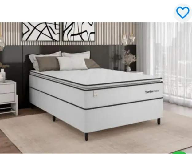 Cama box de mola ensacada