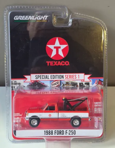 Miniatura Greenlight Ford F250 1988 Texaco Premium