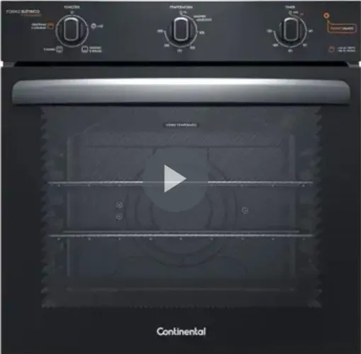 Forno de Embutir Elétrico Continental 80L com TOPLimpaFácil (OC8EM)