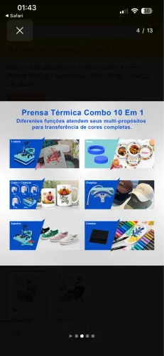 Prensa Térmica 10x1