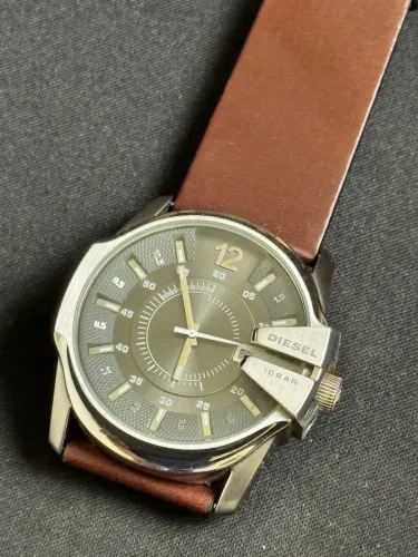 Relógio Diesel Masculino Original - Pulseira de Couro