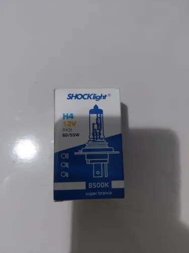 Lampada H4 12V p43t 60/54w 8500k super branca