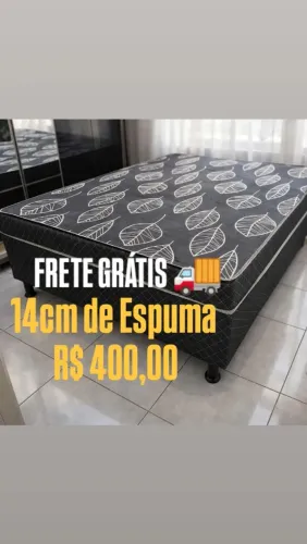 Cama box Casal - R$ 400,00