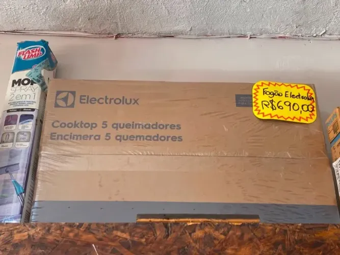 FOGÃO ELECTROLUX COOKTOP 5 QUEIMADORES ENCIMERA 5 QUEMADORES VALOR 690,00