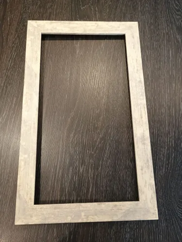 Moldura Decorativa em MDF com Pintura Pátina - Estilo Provençal