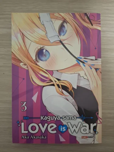 Mangá Kaguya Sama-Love Is War vol.3<br>https://panini.com.br<br>Kaguya Sama - Love Is War Vol. 1